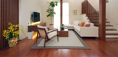 フローリング材で雰囲気はかわります。